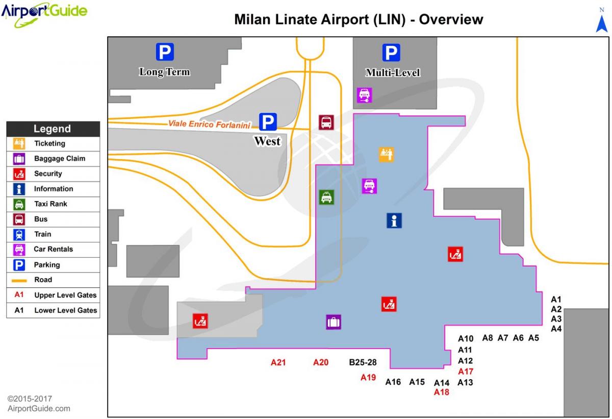 Milano Linate karti