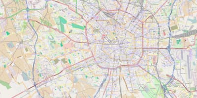 Karta željeznička stanica Milano рогоредо 