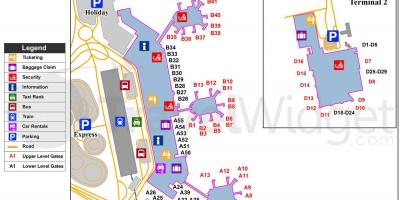 Karta Milana zračne luke i željezničke postaje